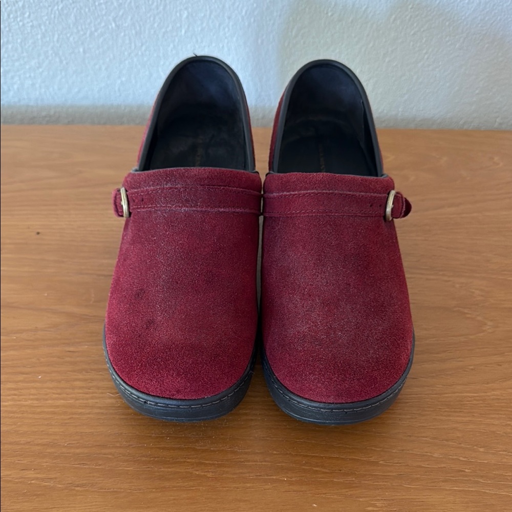 Lands' End Red Loafers Slip-On Comfort
